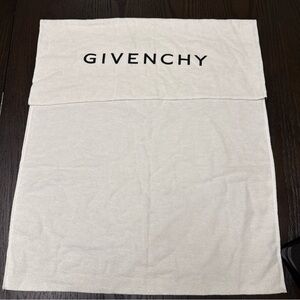 Givenchy Cream Dust Bag with Black Logo